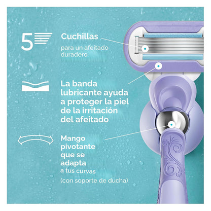 Gillette Venus Extra Smooth Maquinilla de afeitar Swirl para mujer...