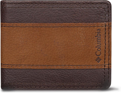 Columbia Billetera plegable delgada RFID para hombre con ventana de...