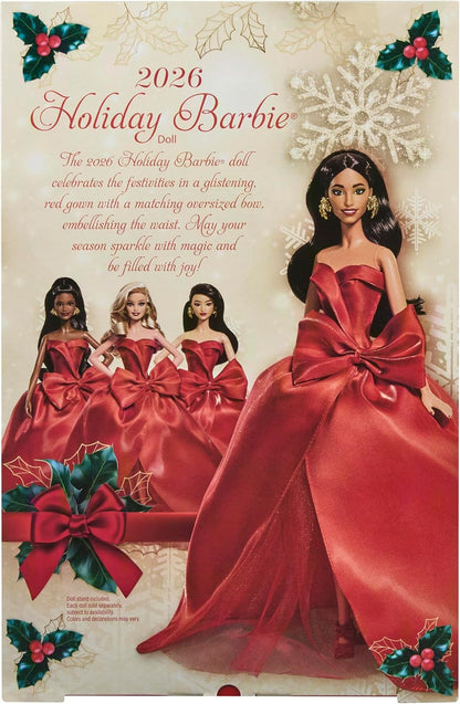 Barbie Muñeca festiva Signature 2026, cabello castaño | Muñeca de m...