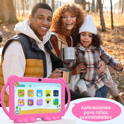 PEICHENG Tableta para niños de 7 pulgadas, Android 12.0 para niños,...