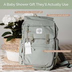 Parker Baby Co. - Mochila para pañales con cambiador, color salvia...
