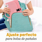 Kopi Baby Cambiador de pañales portátil con bolsillo para toallitas...