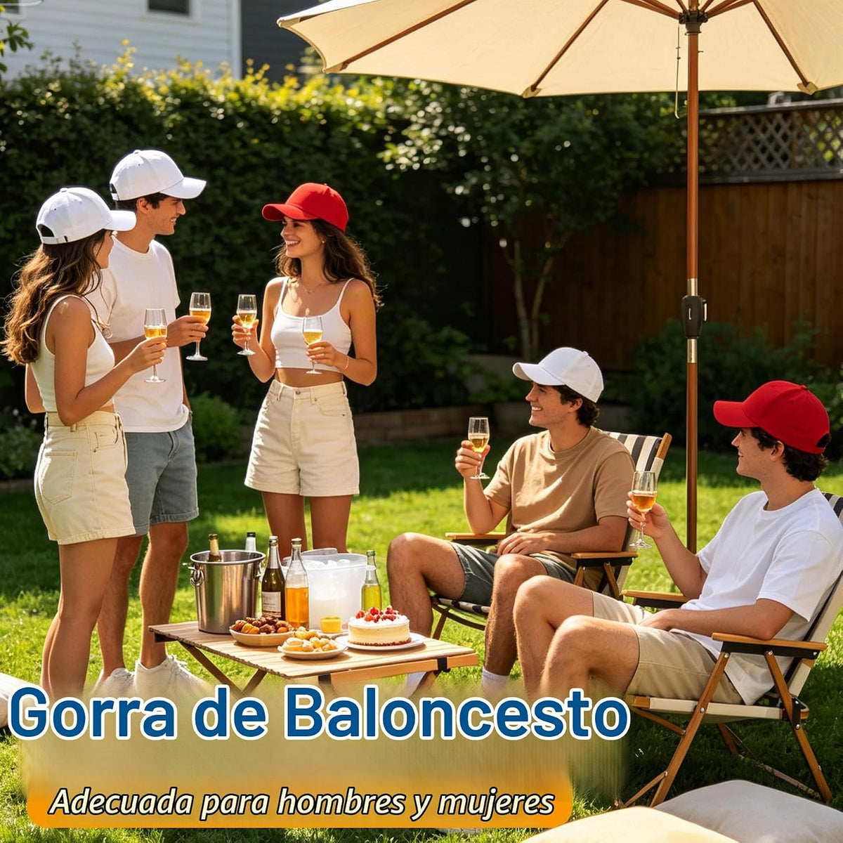 PFFY 2 paquetes de gorra de béisbol Golf Dad Hat para hombres y muj...
