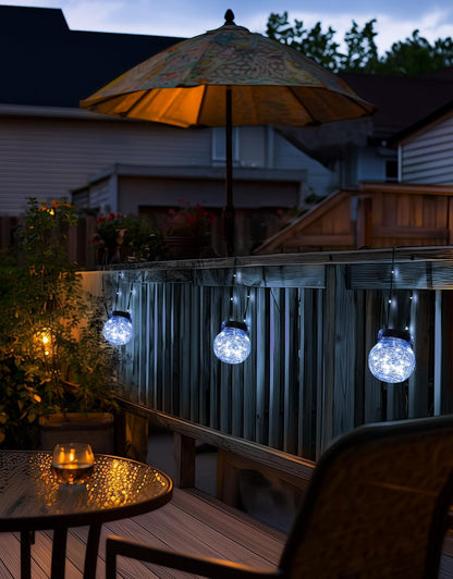 PARTPHONER Luces solares para exteriores impermeables de 12 unidade...