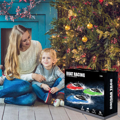 Lumiparty Paquete de 4 botes a control remoto, barcos de control re...