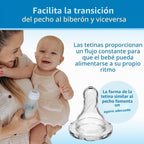 Dr. Brown's Natural Flow Anti-Colic Options+ Biberón de cuello...