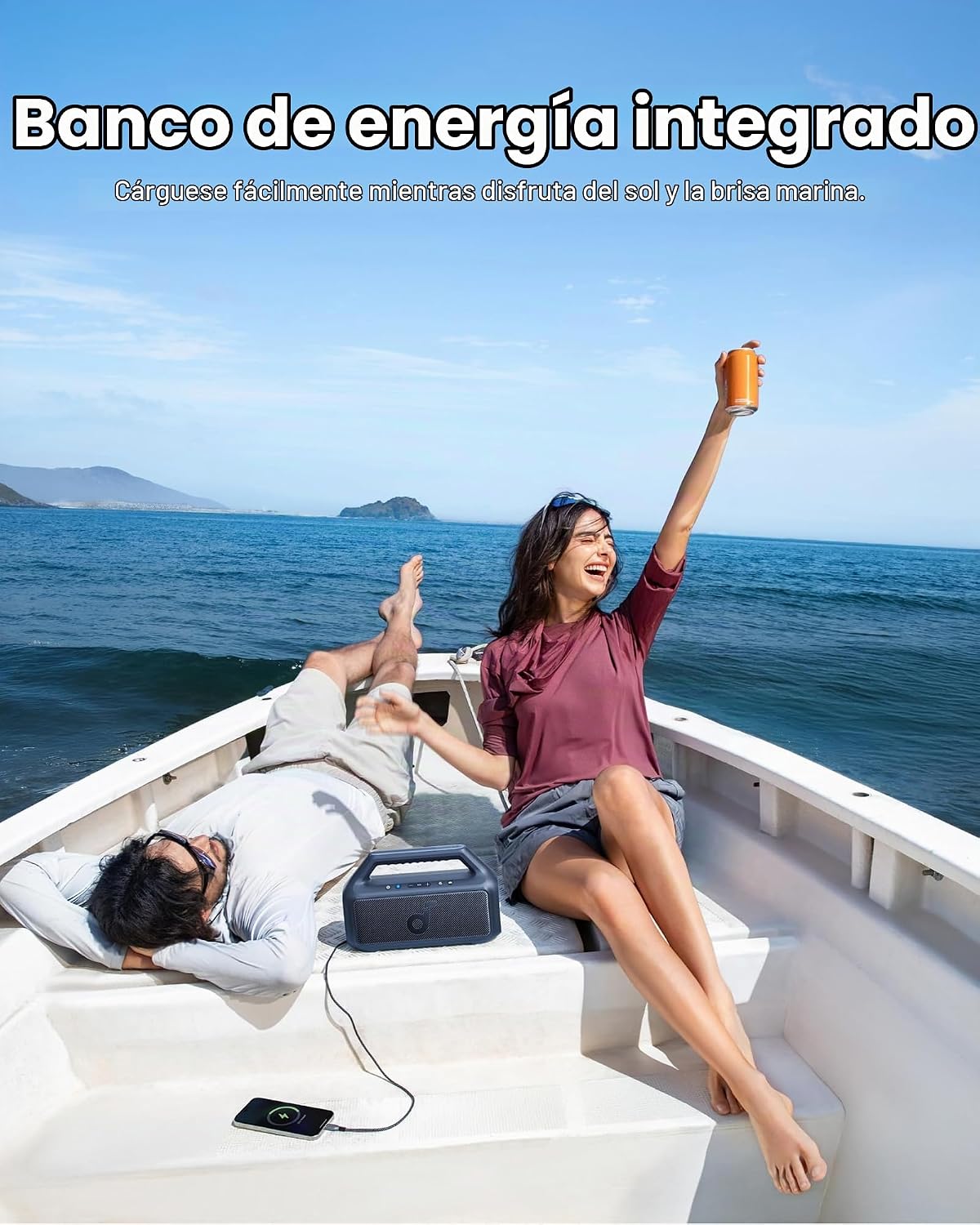 Soundcore Boom 2 de Anker, altavoz Bluetooth para exteriores de 80...