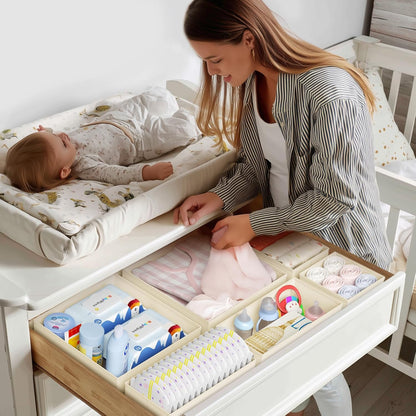DIMJ Organizador de cajones de ropa, paquete de 36 organizadores de...
