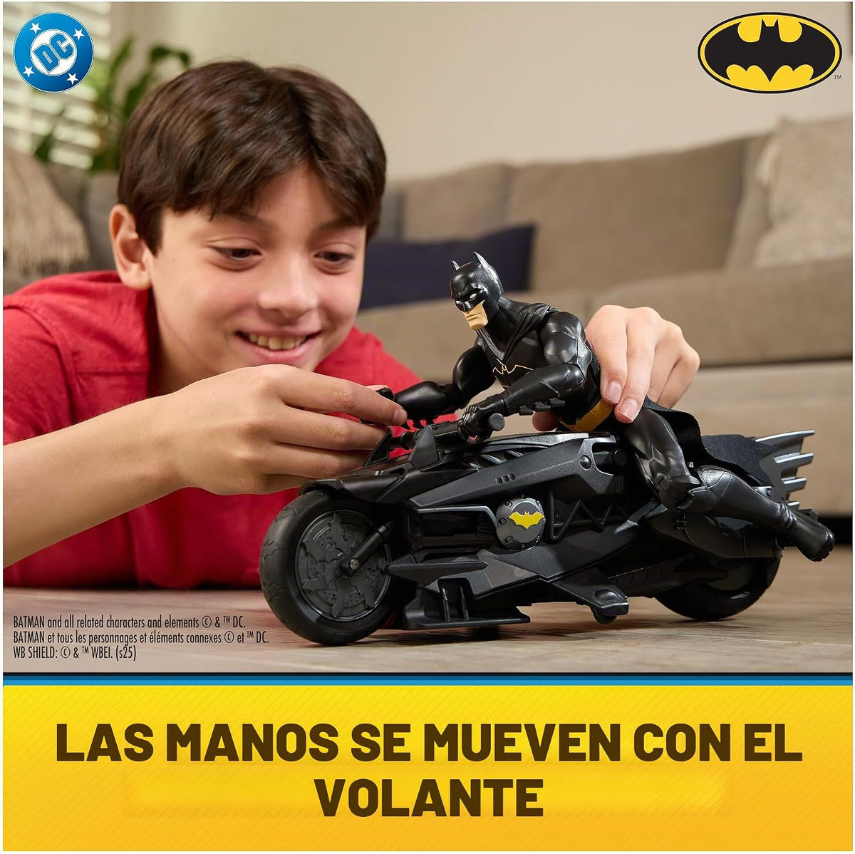 DC Comics, Batciclo de control remoto Batman Stealth con figura de...