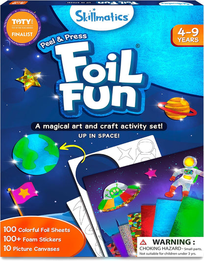 Skillmatics Foil Fun Space, kit de actividades artísticas de alumin...