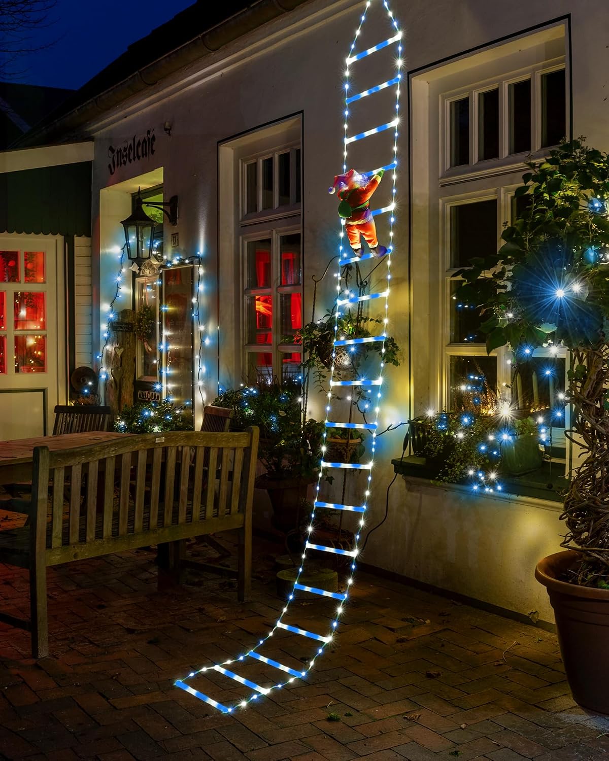 Toodour Luces LED de Navidad, luces decorativas de Navidad de 10 pi...