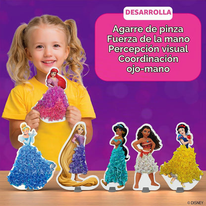 Skillmatics Poke-in Art - Princesas Disney, kit de manualidades de...
