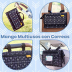 Kopi Baby Cambiador de pañales portátil, bolsillo para toallitas, f...