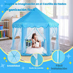 Monobeach Princess Castle Playhouse para niñas, tienda de campaña g...