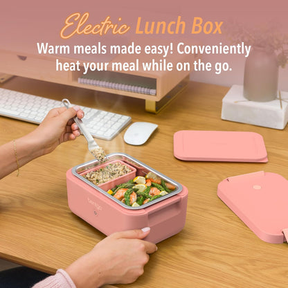 Bentgo Heat - Fiambrera eléctrica - Calentador de alimentos portáti...