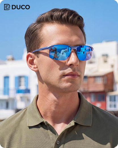 DUCO - Gafas de sol polarizadas para hombre, para deportes, pesca,...
