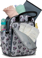 Disney Mochila para pañales con cambiador Minnie Mouse \u2013 Bolsa...