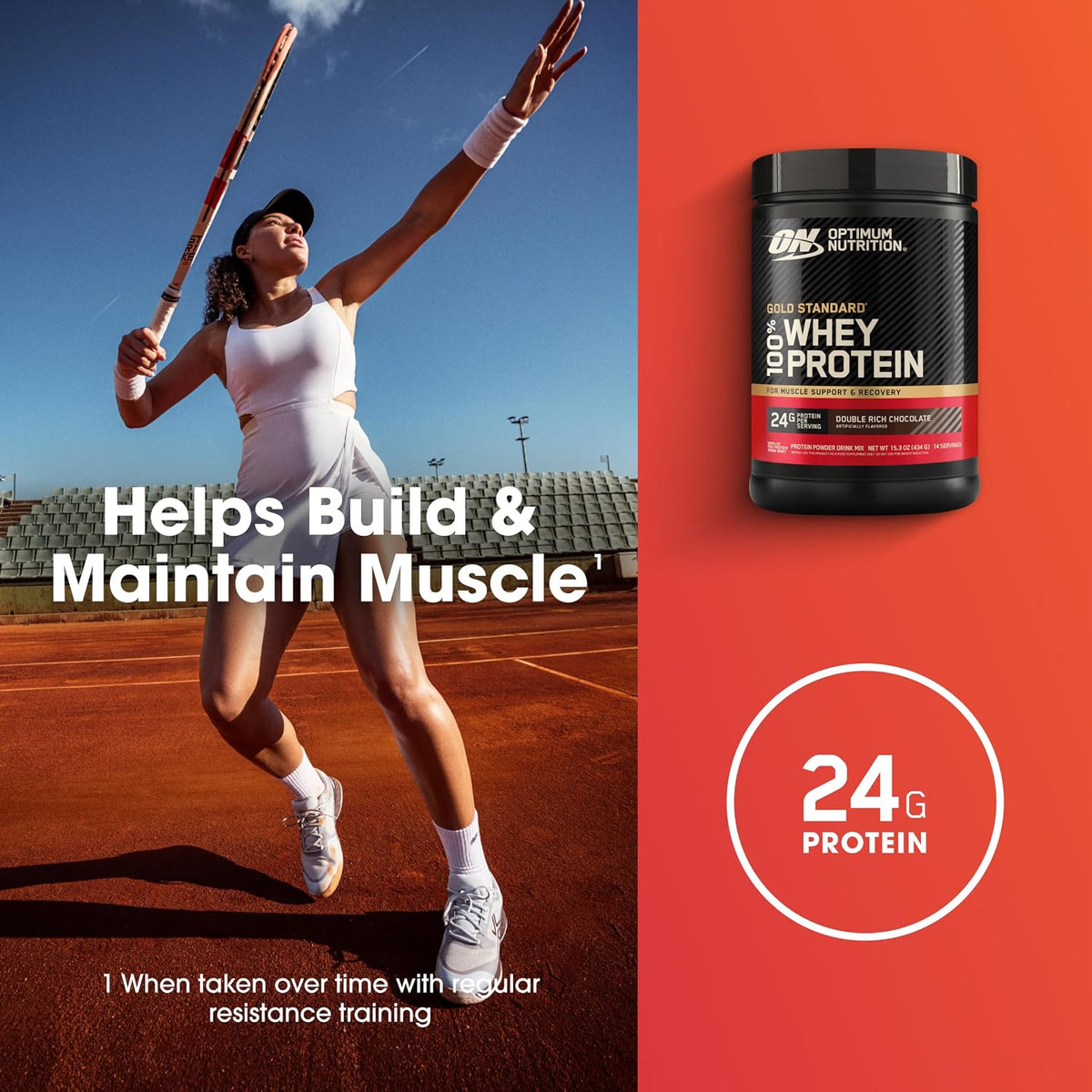 Optimum Nutrition Gold Standard 100% proteína de suero en polvo, ch...