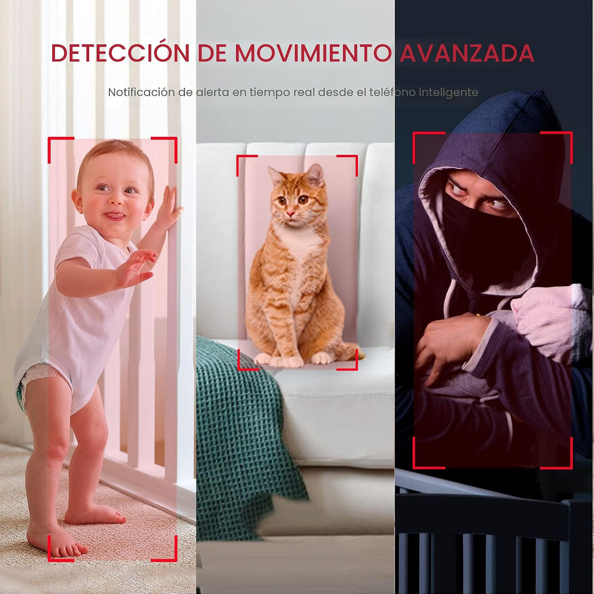 LaView Cámaras de seguridad 4 piezas, cámara de seguridad para el h...
