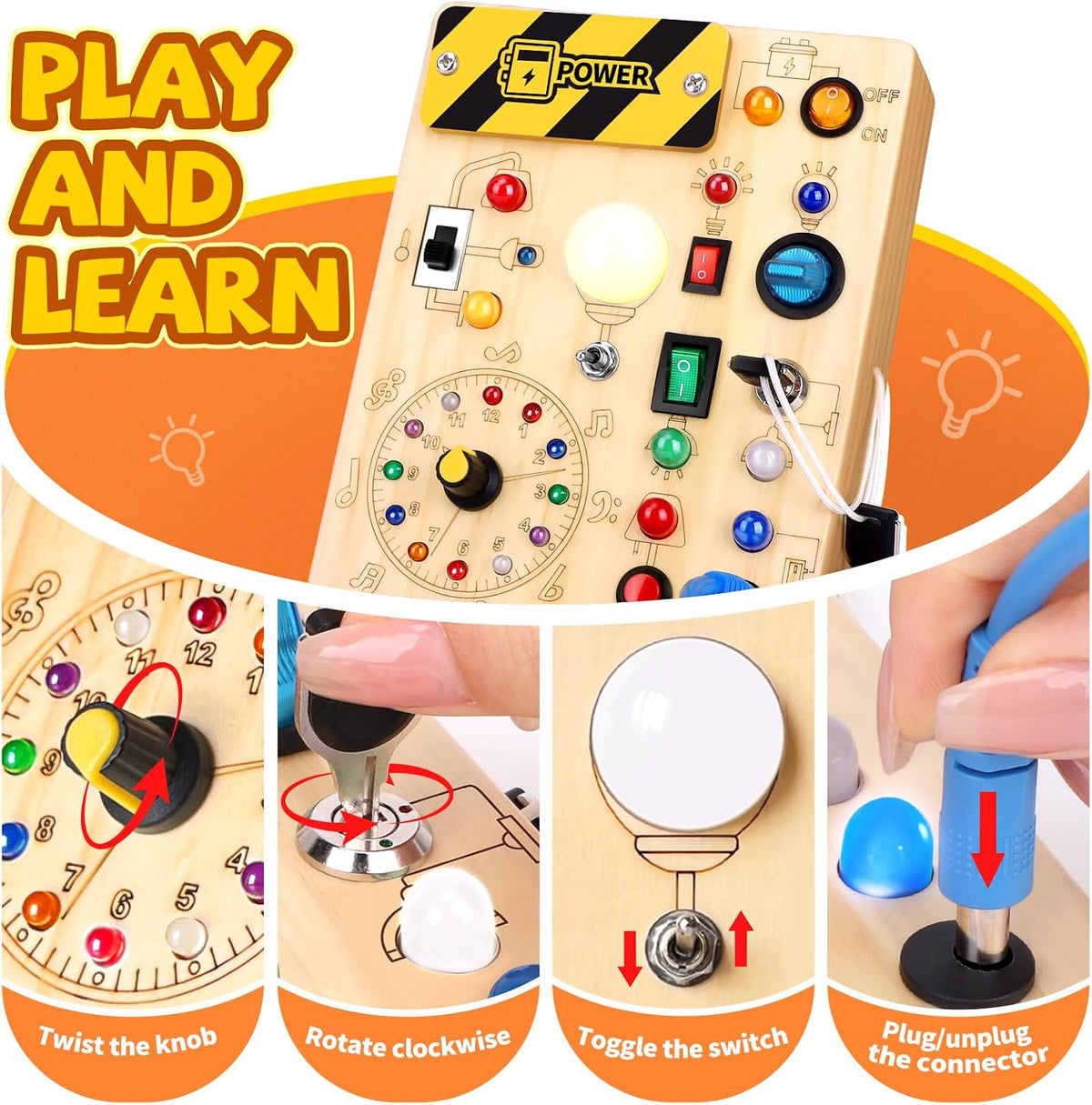 Grarain - Tabla de actividades para niños pequeños \u2013 Juguete e...