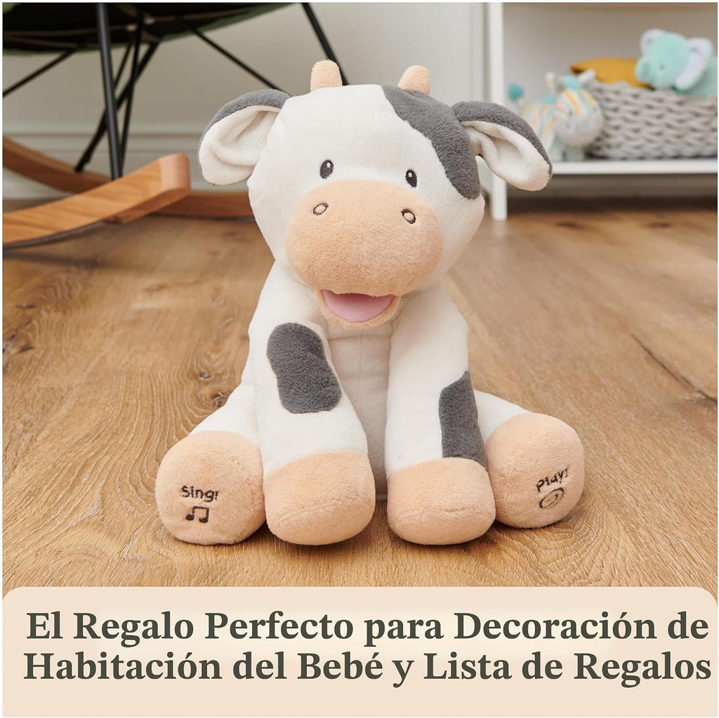 GUND Baby Buttermilk Cow Juguete musical interactivo animado para b...