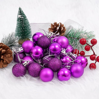 Adornos de Navidad, 30 esferas, decoración de árbol de Navidad, irr...