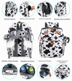 KABAQOO Mochila para pañales con estación de cambio desmontable, bo...