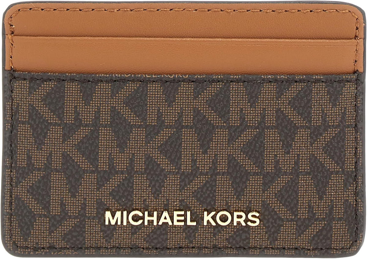 MICHAEL Michael Kors - Tarjetero para mujer, color marrón, talla única
