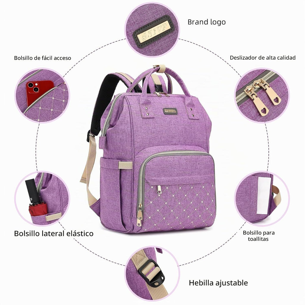 GAIVP Mochila para pañales, bolsas de pañales para bebés, niñas y n...