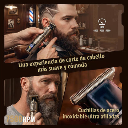 Ufree Juego de afeitadora y cortadora de pelo para barba, maquinill...