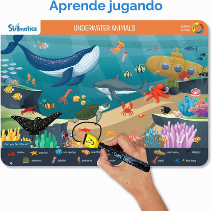 Skillmatics Buscar y encontrar animales - Actividad de aprendizaje...