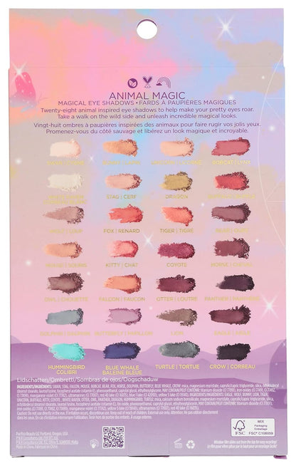 Paleta de sombras de ojos Pacifica \u2013 Animal Magic con tonos co...