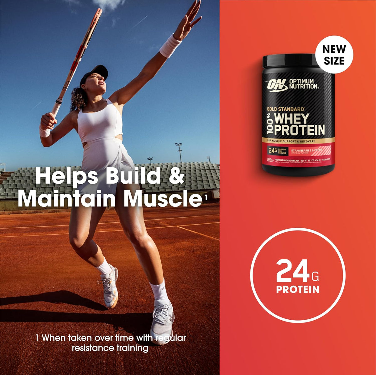 Optimum Nutrition Gold Standard 100% proteína de suero en polvo, fr...