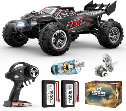 Hosim Coche RC 1\/10 para adultos y niños de 48+KMH, auto eléctrico...