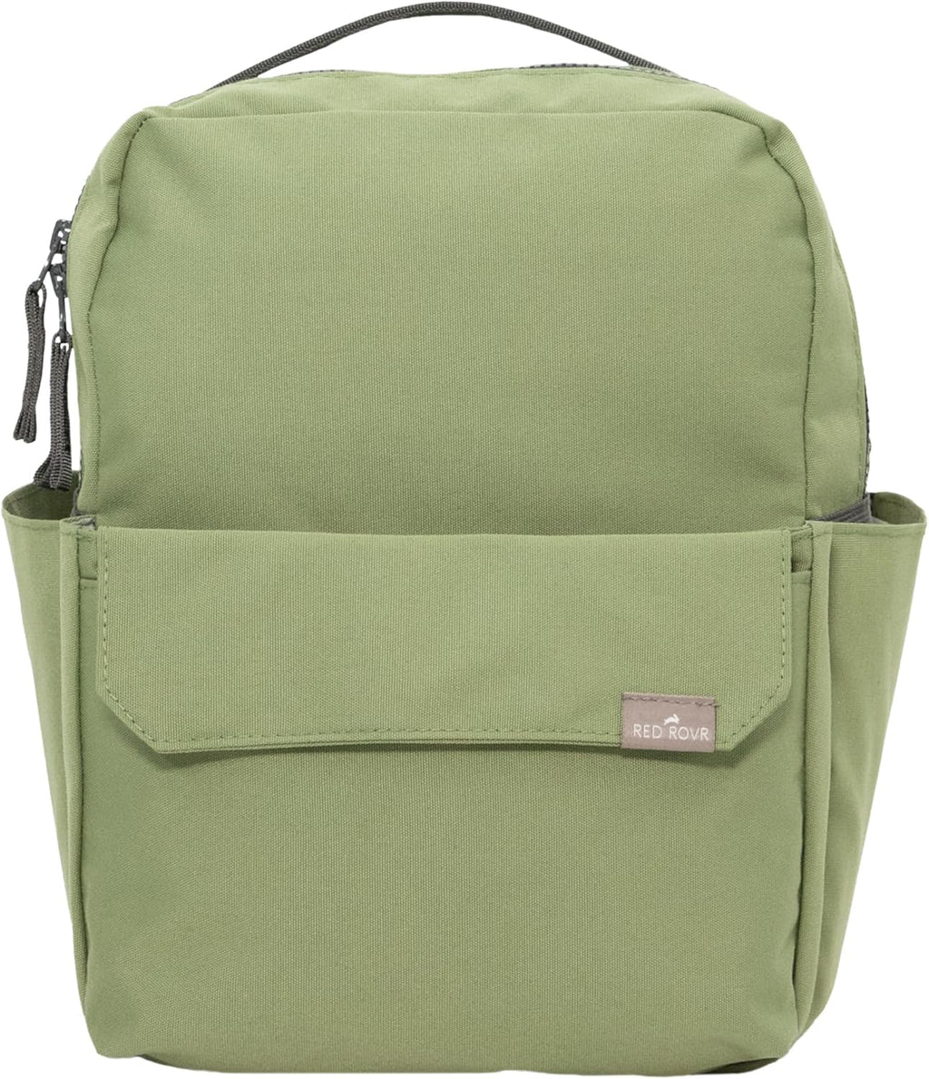 Mini Roo - Mochila para pañales, bolsa de bebé verde musgo, 6 bolsi...