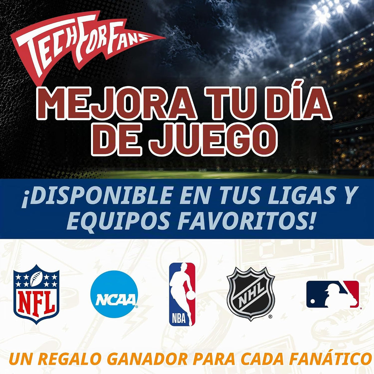 SOAR NFL Shockbox - Altavoz Bluetooth inalámbrico LED, resistente a...