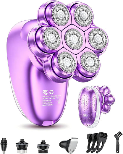 Maquinillas de afeitar eléctricas 5 en 1 para mujer, afeitadora de...