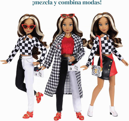 Disney ily 4EVER Muñecas Cruella de 11.5 pulgadas de alto con 13 pu...