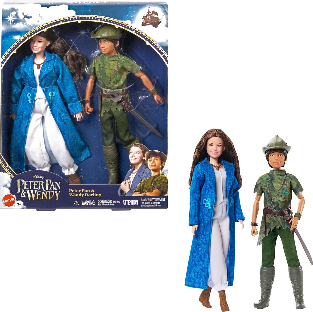 Mattel Disney Peter Pan &amp; Wendy Toys, Peter Pan &amp; Wendy - J...
