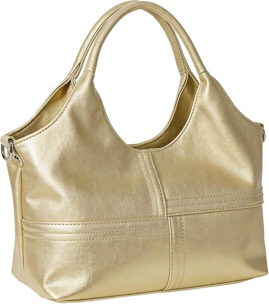 KOGTLA Bolsos de cuero vegano para mujer con correa de bandolera de...