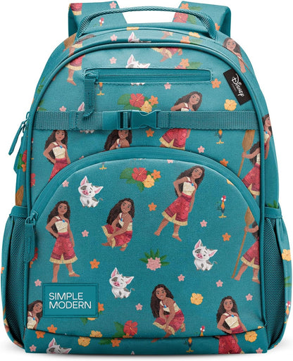 Simple Modern Disney Moana Kids Mochila para escuela, niñas, niños...
