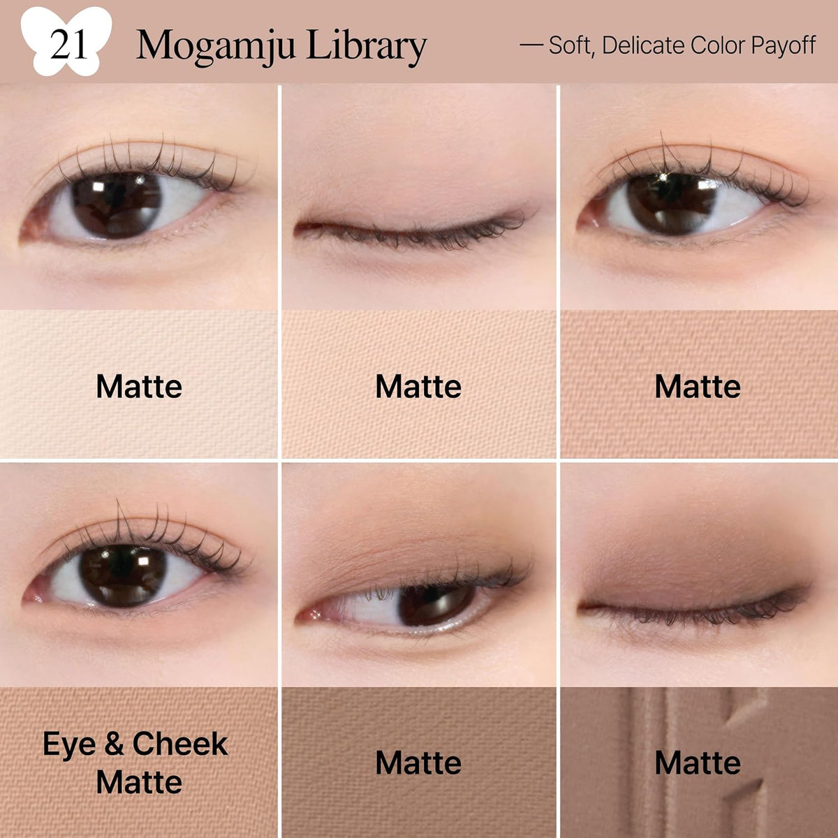 CLIO Pro - Paleta de ojos de aire, 12 colores de sombra de ojos mat...