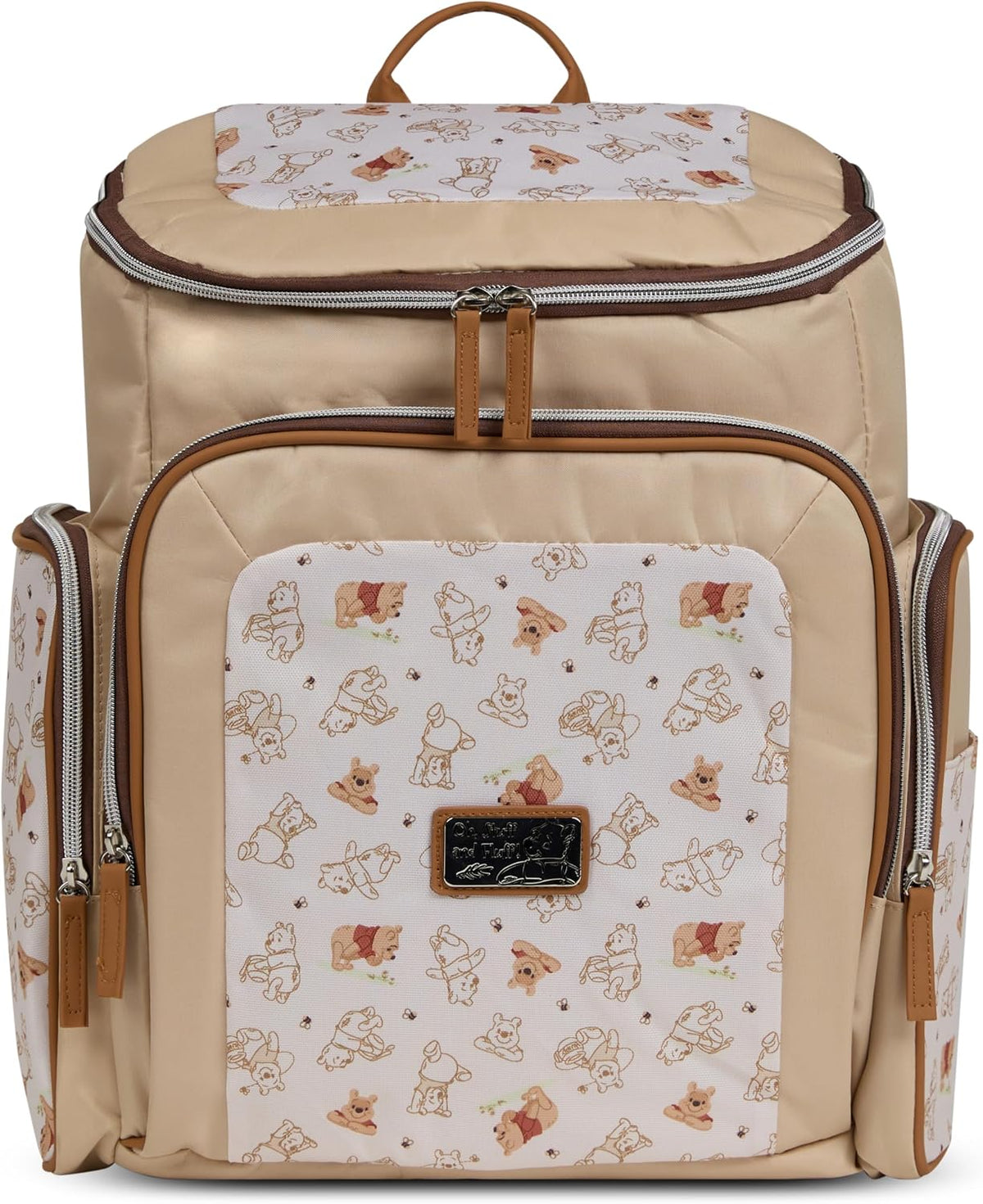 Disney Winnie the Pooh - Mochila para pañales con cambiador, bolsa...