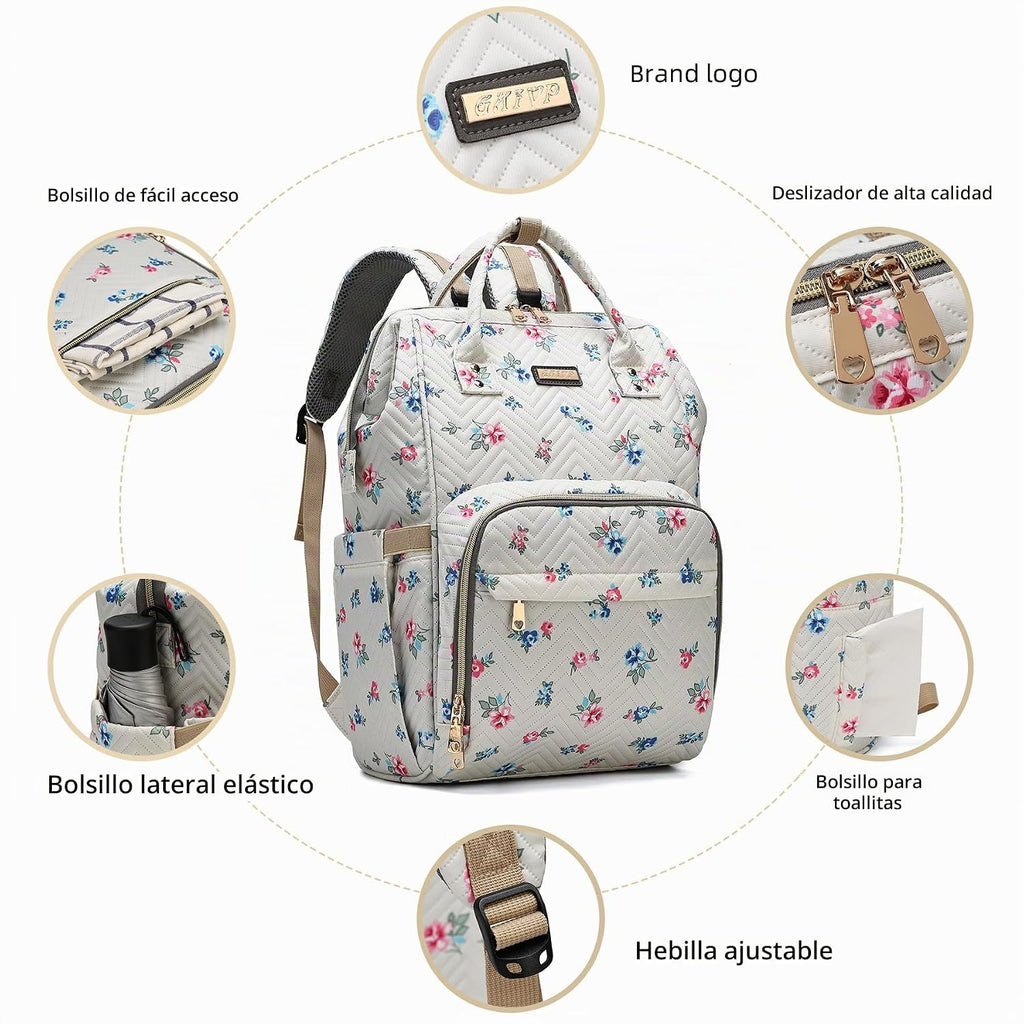 GAIVP - Mochila para pañales, bolsas de pañales para bebés, niñas y...