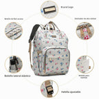 GAIVP - Mochila para pañales, bolsas de pañales para bebés, niñas y...