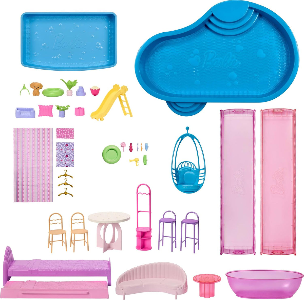 Barbie Casa de muñecas Dreamhouse | 43" de alto, ascensor, 9 ár...