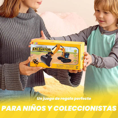 JOYIN Excavadora de control remoto para niños, 2.4 GHz RC Play Exca...