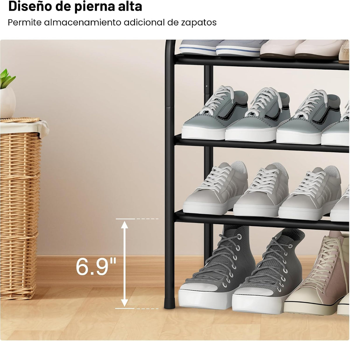 STO STO - Zapatero expandible de 3 niveles para armario, entrada, 1...