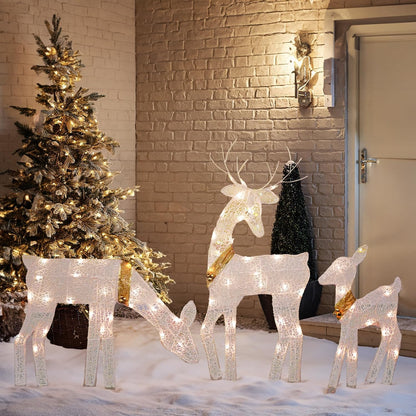 Dazzle Bright - Decoración navideña para exteriores con luces, conj...