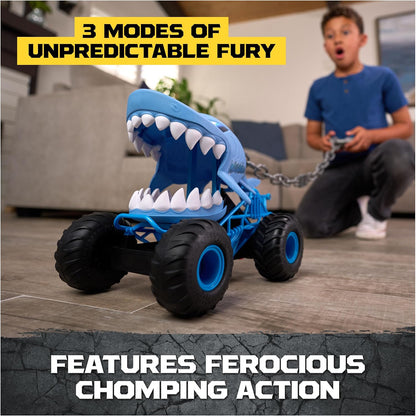 Monster Jam Chomping Megalodon RC Toy Monster Truck, escala 1:15 |...